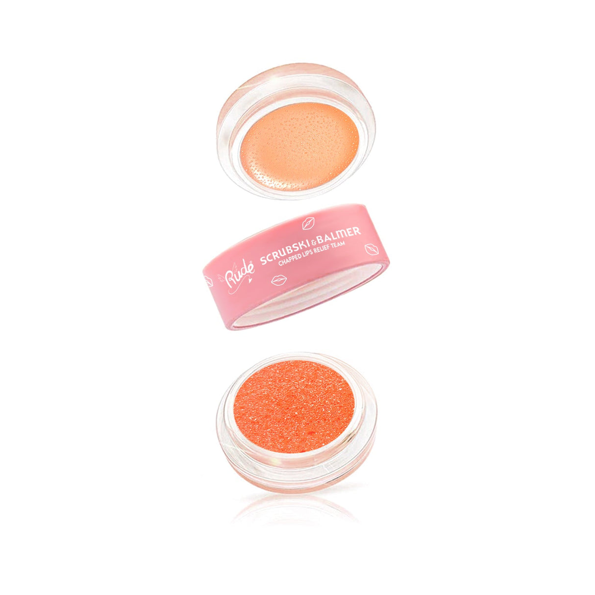 Scrubski & Balmer Lip Exfoliator and Lip Balm from Rude Cosmetics