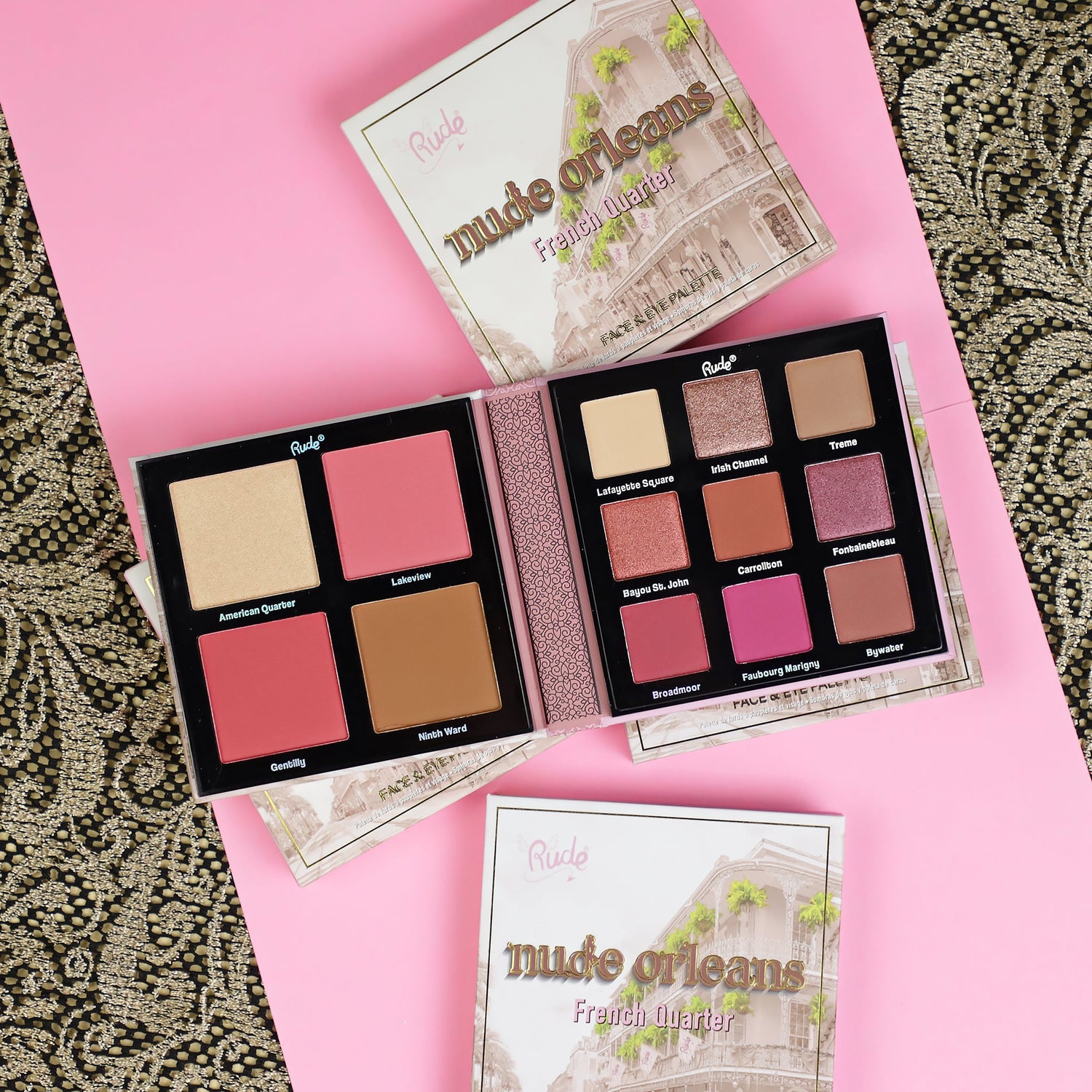 Nude Orleans Face and Eye Palette from Rude Cosmetics