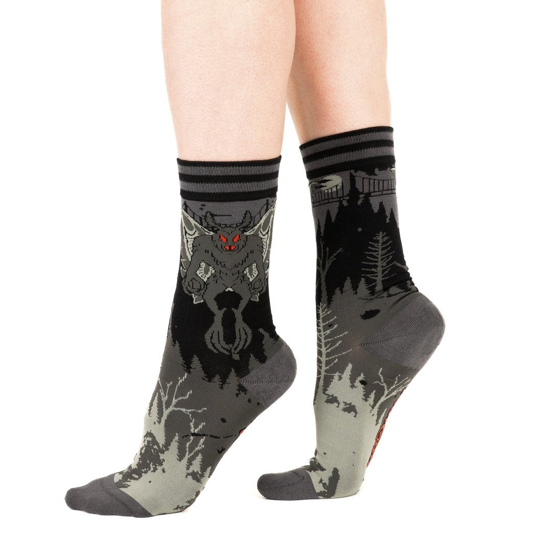 Mothman Crew Socks from FootClothes