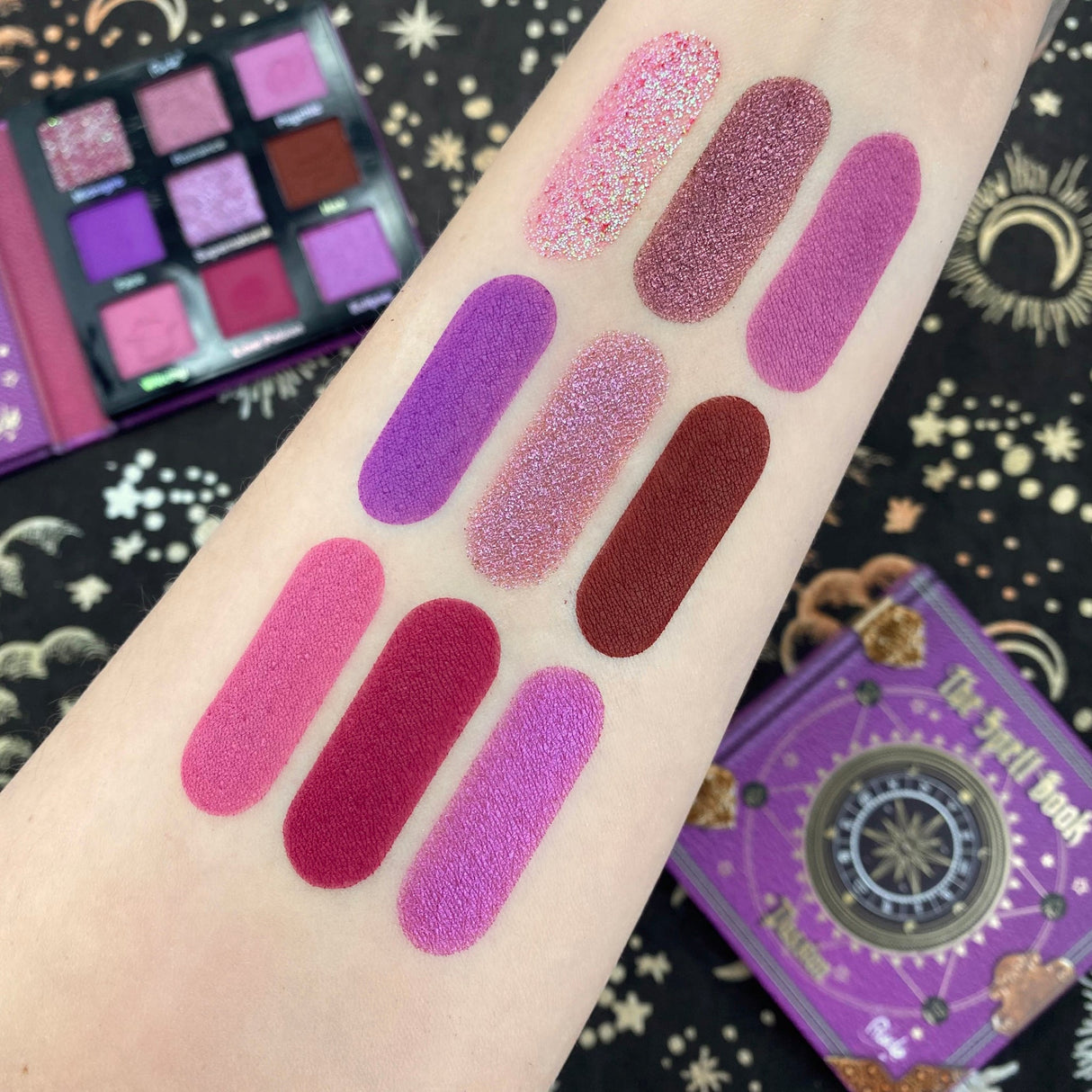 The Spell Book Palette from Rude Cosmetics