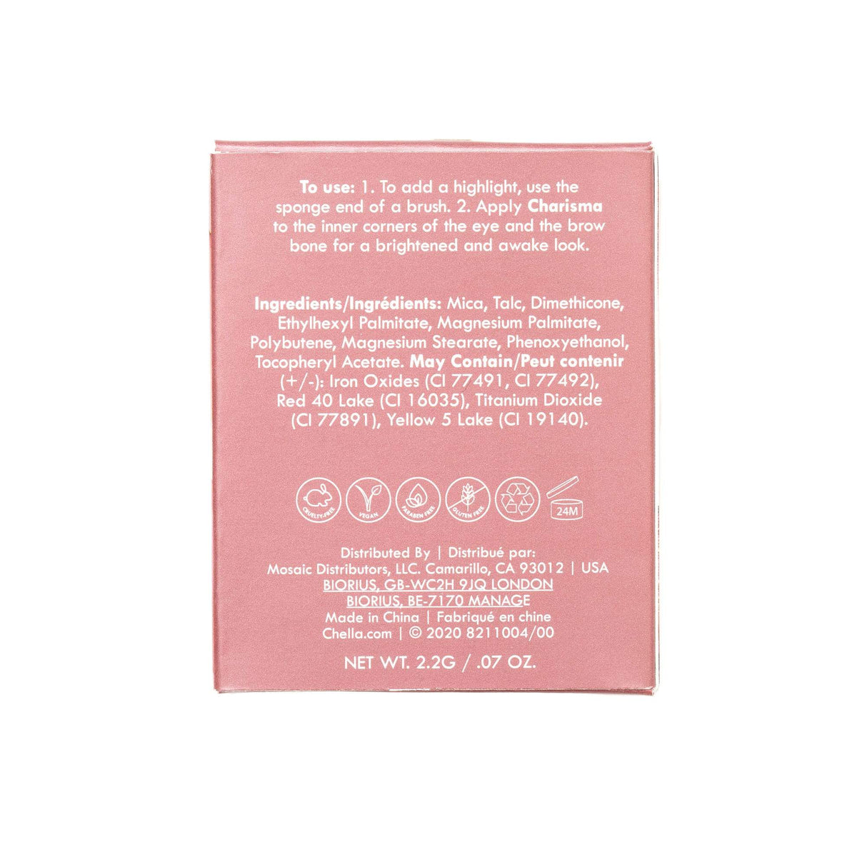 eyeshadow refill charisma pearl - soft gold from Chella