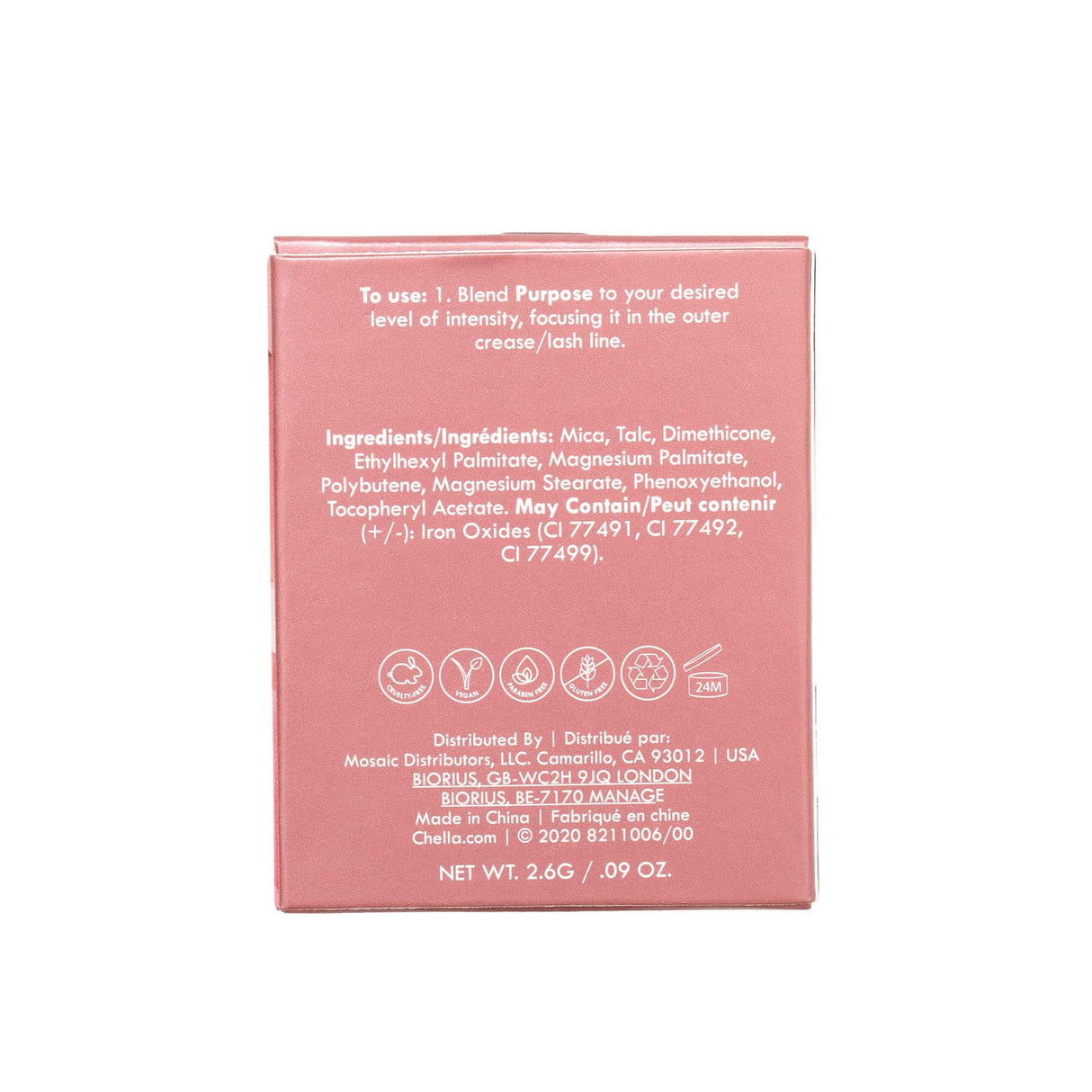 eyeshadow refill purpose pearl - bronze from Chella
