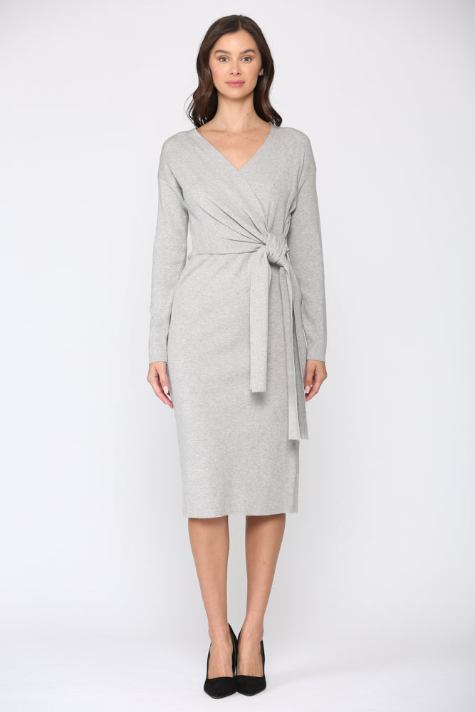 Shay Sweater Wrap Dress from Joh Apparel