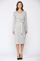Shay Sweater Wrap Dress from Joh Apparel