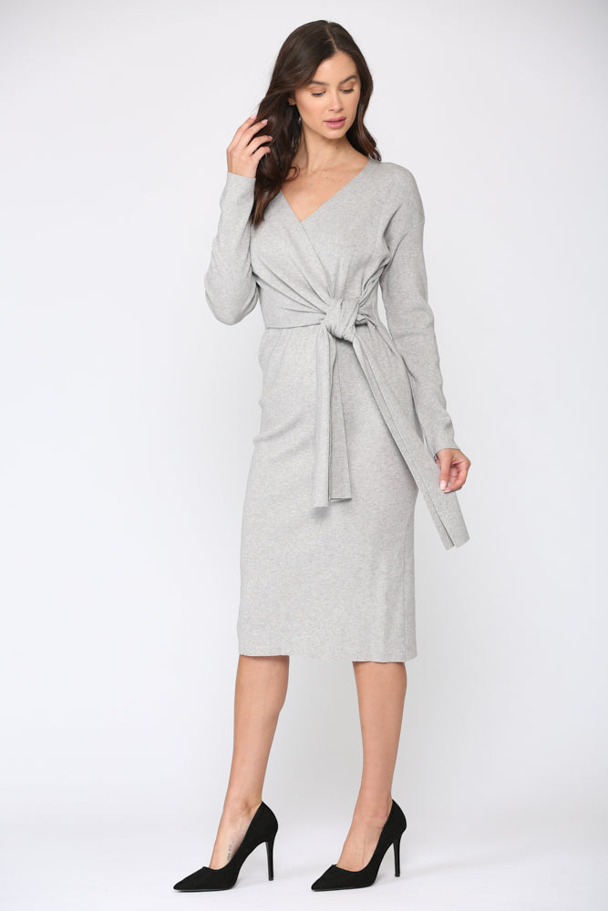 Shay Sweater Wrap Dress from Joh Apparel