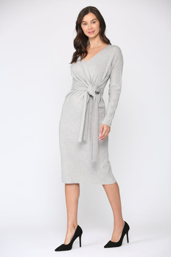 Shay Sweater Wrap Dress from Joh Apparel