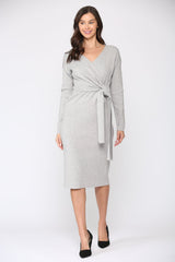 Shay Sweater Wrap Dress from Joh Apparel