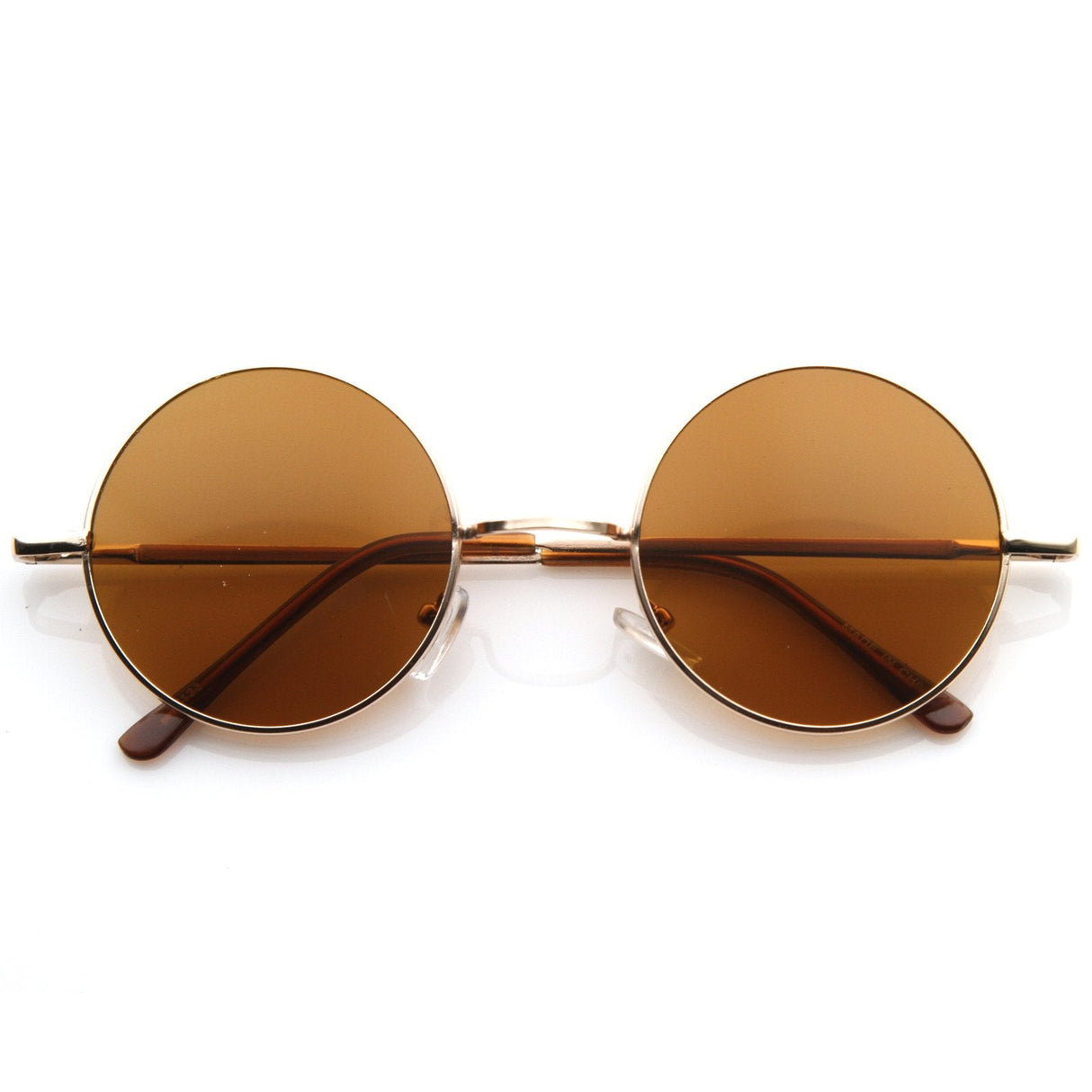 Retro Hippie Metal Lennon Round Color Lens Sunglasses 8594 from zeroUV