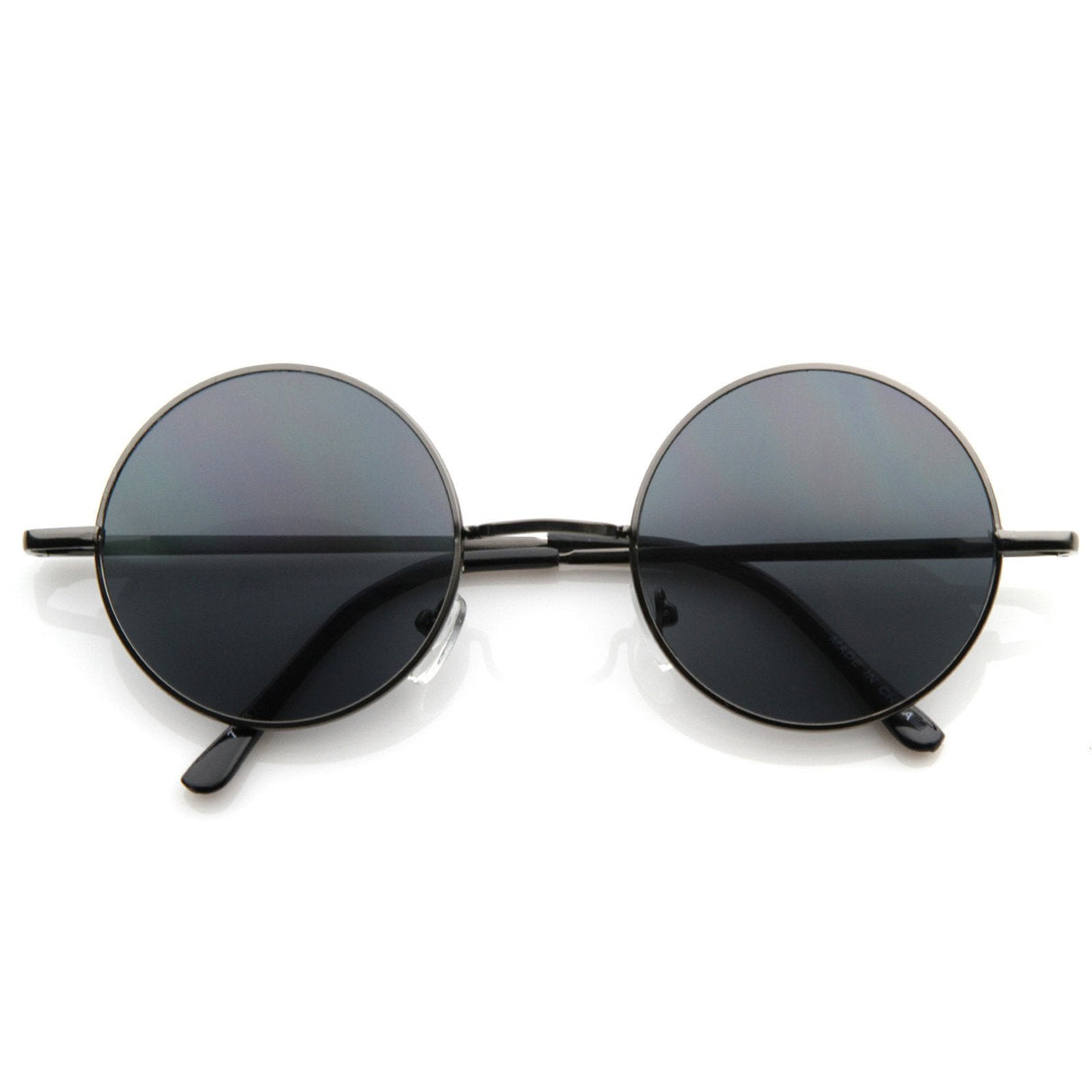 Retro Hippie Metal Lennon Round Color Lens Sunglasses 8594 from zeroUV