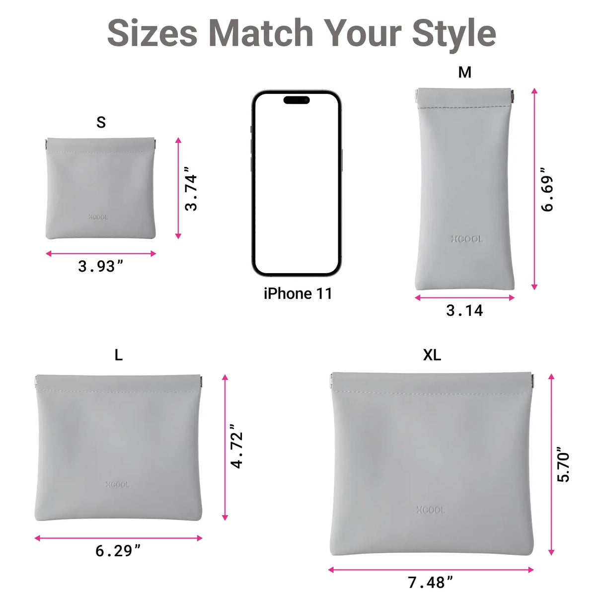 xCool TidyPal Multifunction Small Travel PU Bag,4 Sizes from Cool Gadget