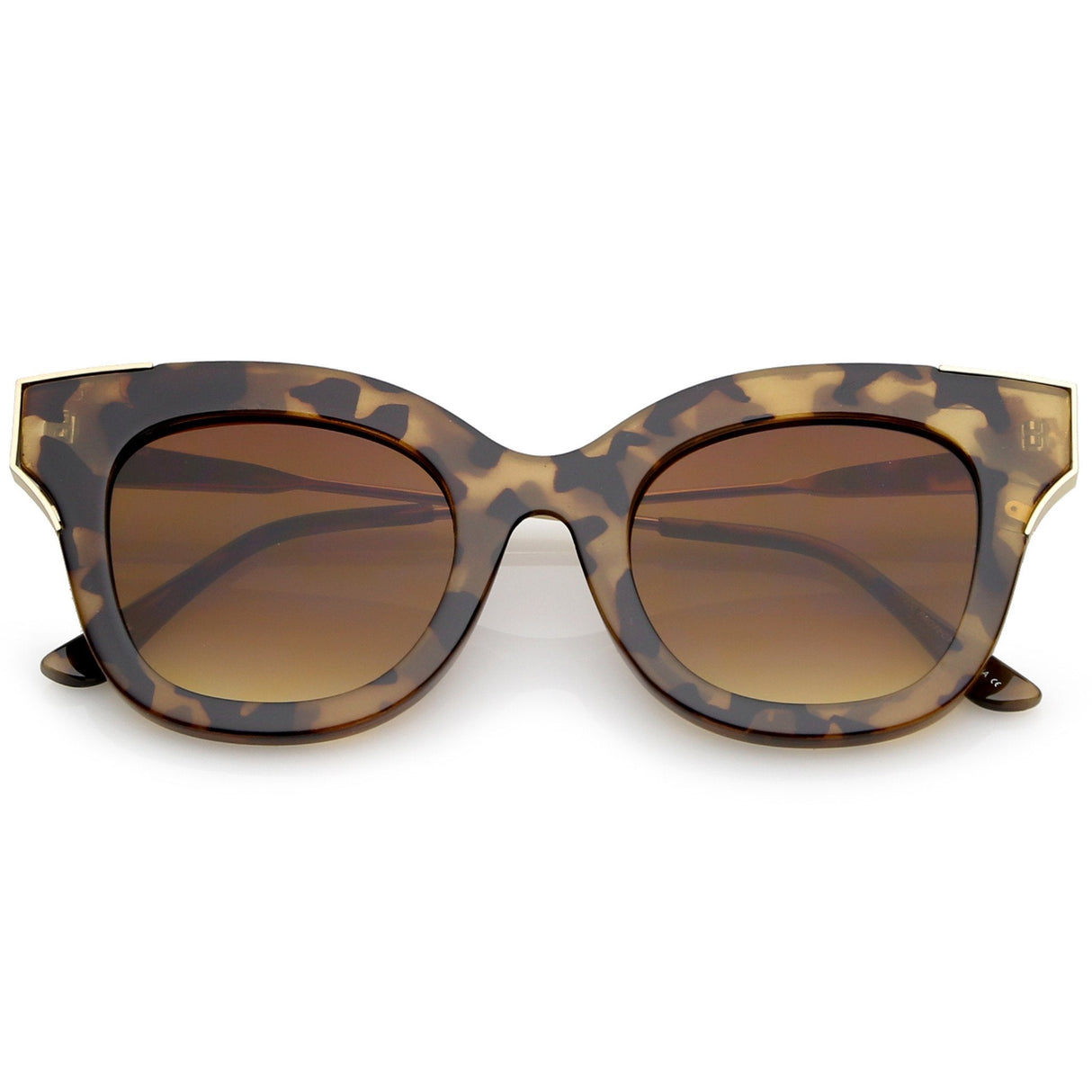 Women's Oversize Flat Frame Cat Eye Sunglasses C071 from zeroUV