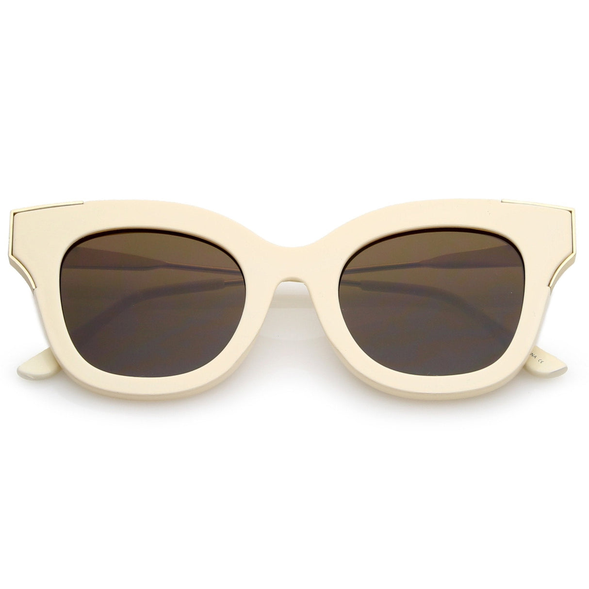 Women's Oversize Flat Frame Cat Eye Sunglasses C071 from zeroUV