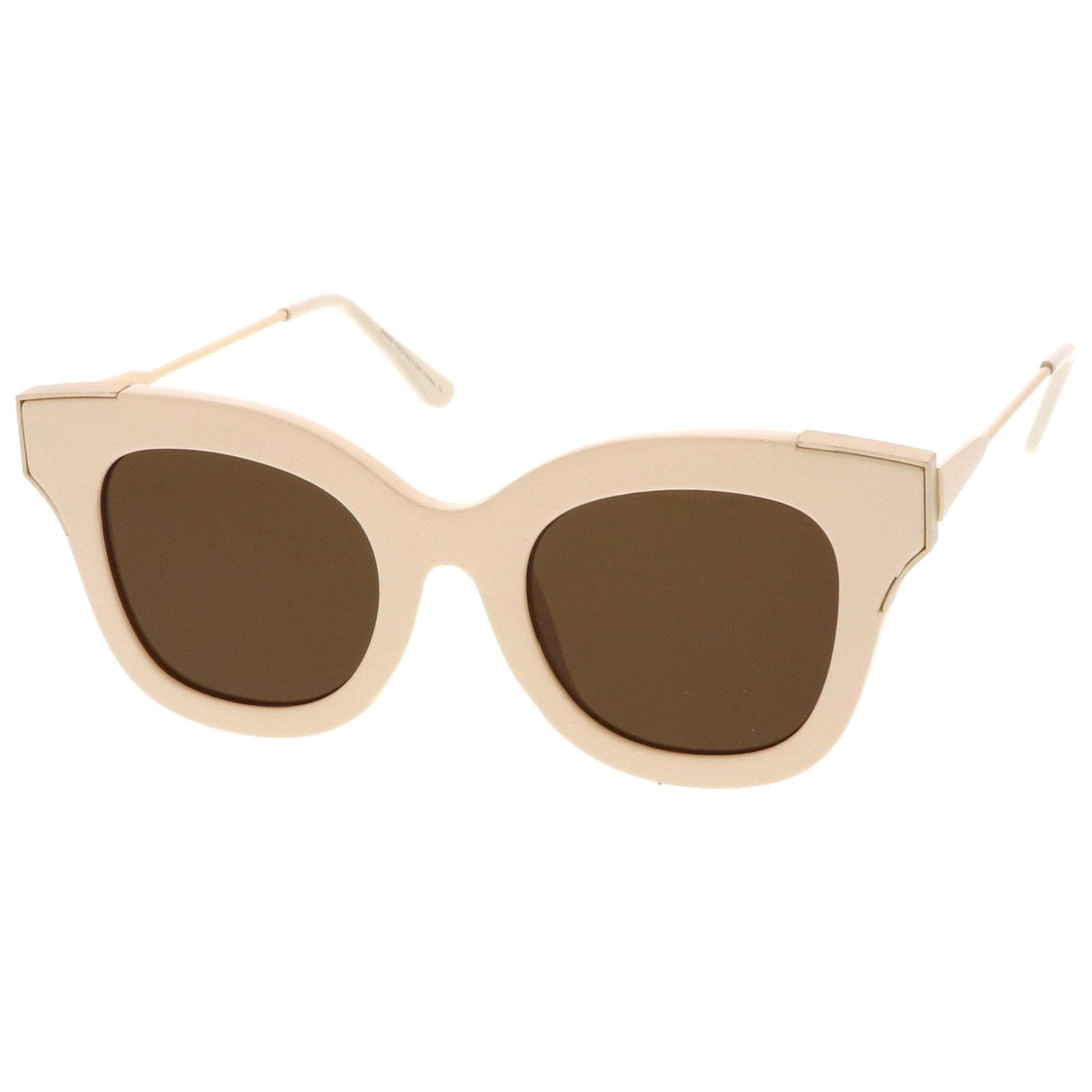 Women's Oversize Flat Frame Cat Eye Sunglasses C071 from zeroUV