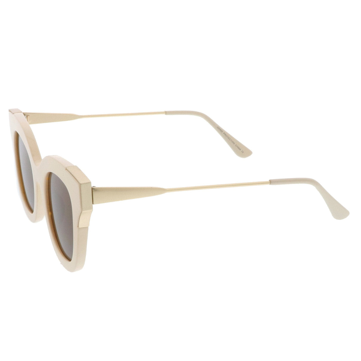 Women's Oversize Flat Frame Cat Eye Sunglasses C071 from zeroUV