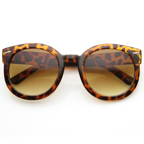 Womens Designer Round Oversize Retro Fashion Sunglasses 8623 from zeroUV