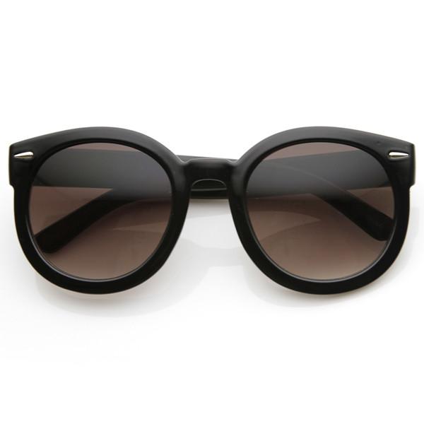 Womens Designer Round Oversize Retro Fashion Sunglasses 8623 from zeroUV