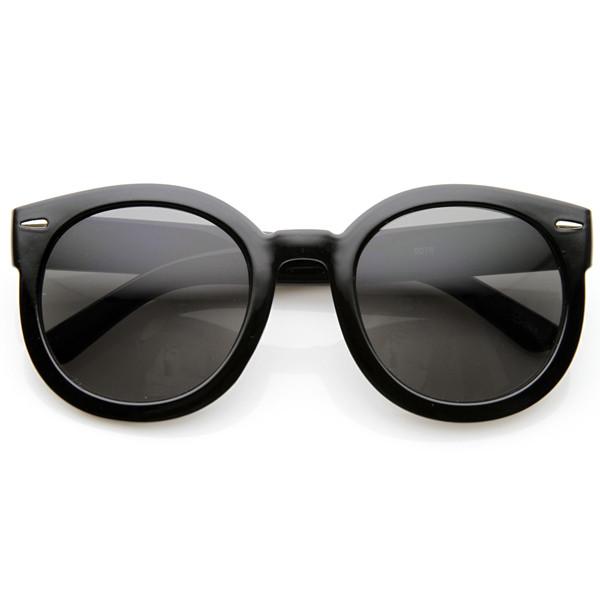 Womens Designer Round Oversize Retro Fashion Sunglasses 8623 from zeroUV