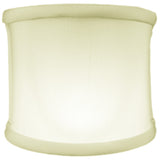 Clip-on Sconce Half-Shell Lampshade Eggshell Shantung Fabric (4"W x 4"H ) From LampsUSA
