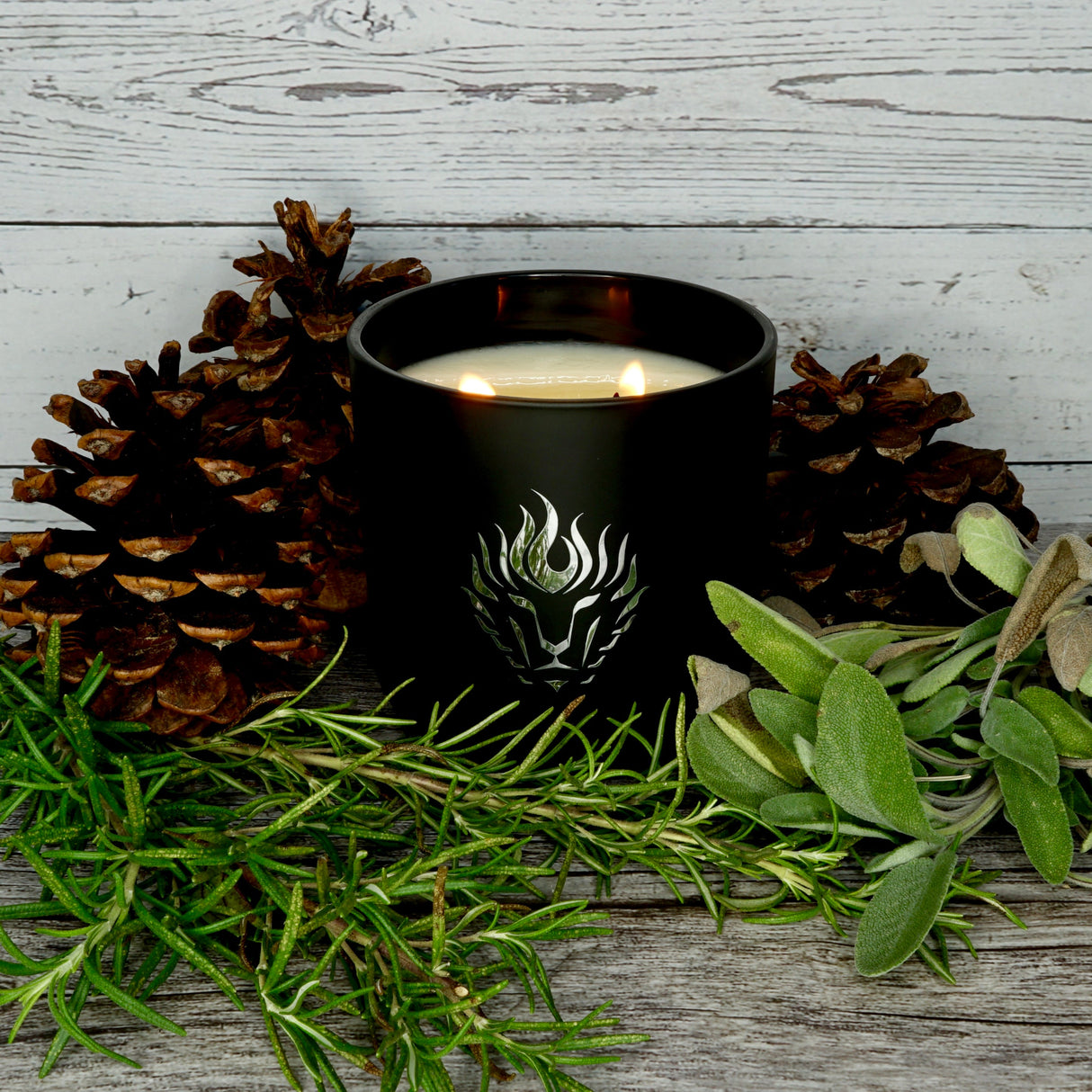 Rosemary Pine Candle from The Lion's Den Candle Company