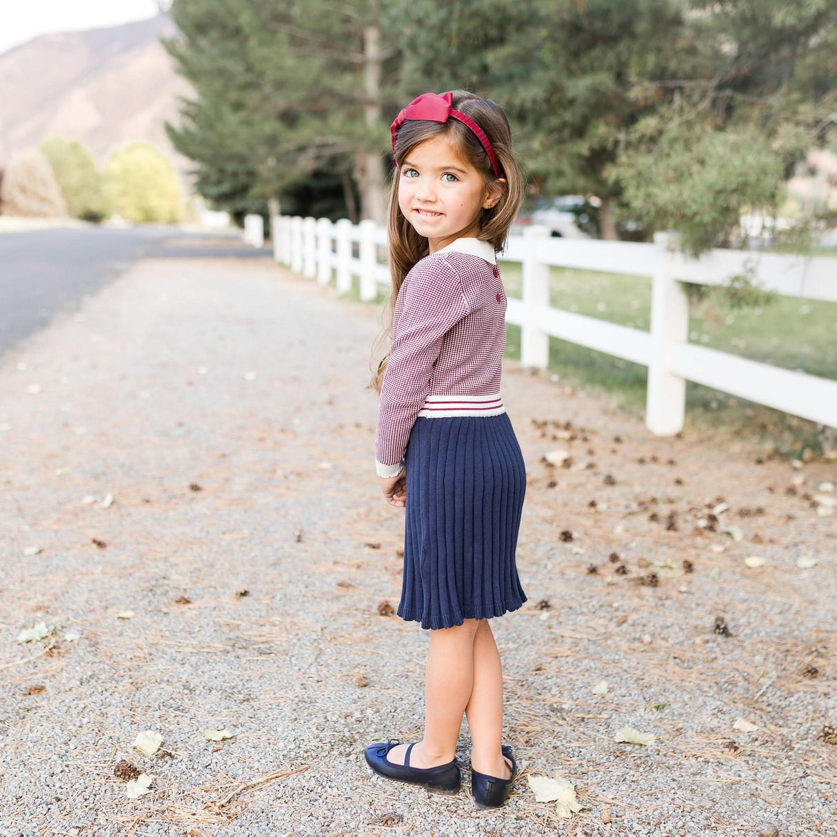 French Blocked Organic Sweater Dress - Baby from Hope & Henry