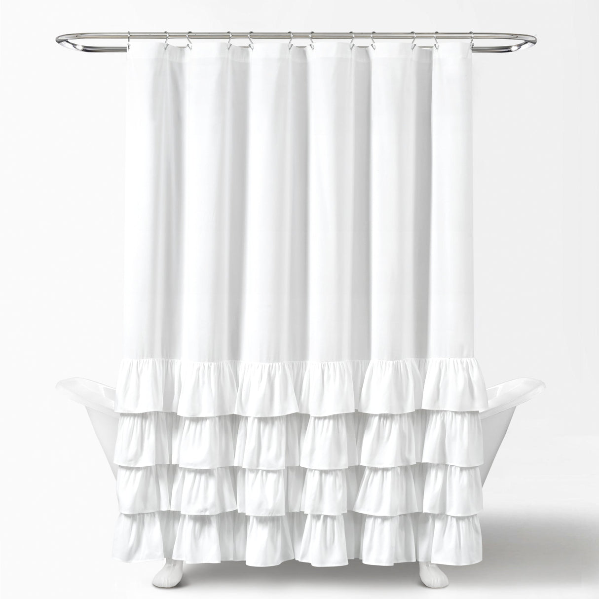 Allison Ruffle Shower Curtain from LushDecor