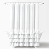 Allison Ruffle Shower Curtain from LushDecor