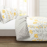 Aprile Reversible Cotton Duvet Cover 3 Piece Set from LushDecor