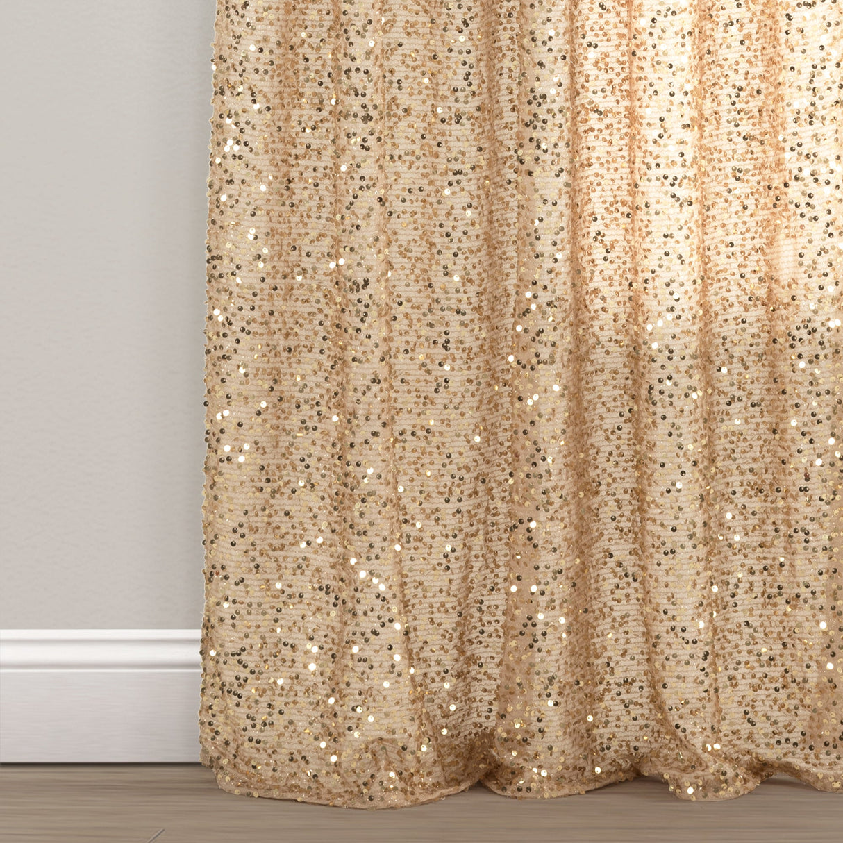 Ballgown Glam Sparkle Sequins Window Curtain Panel from LushDecor