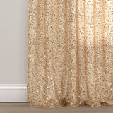 Ballgown Glam Sparkle Sequins Window Curtain Panel from LushDecor