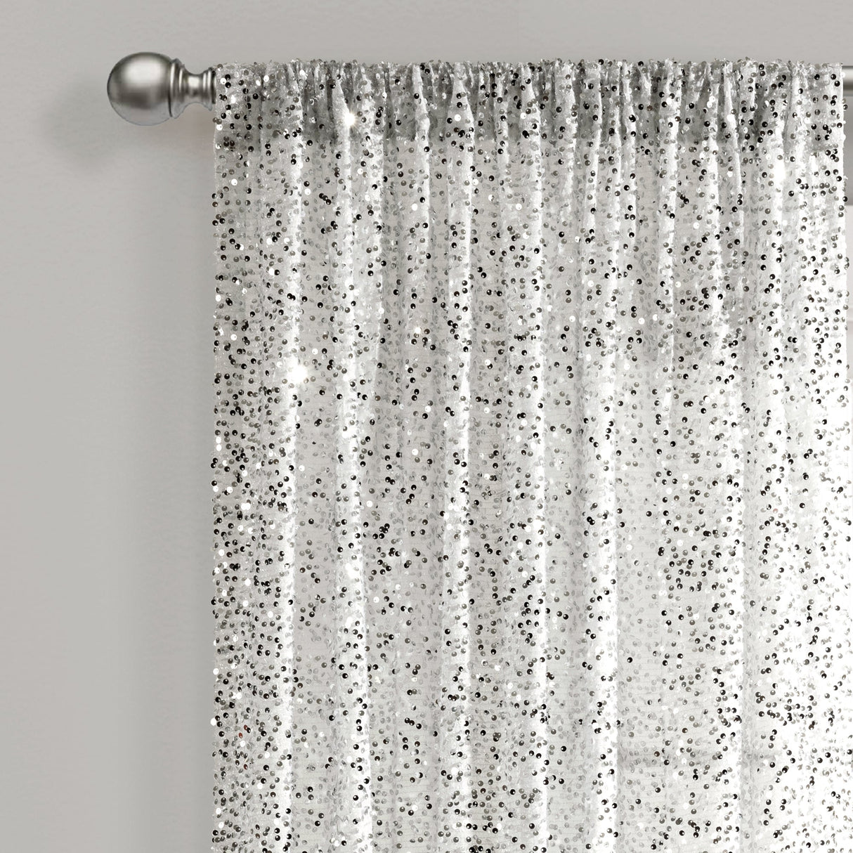 Ballgown Glam Sparkle Sequins Window Curtain Panel from LushDecor