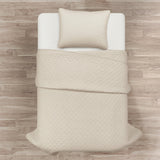 Ava Diamond Oversized Cotton Quilt Set from LushDecor