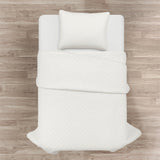 Ava Diamond Oversized Cotton Quilt Set from LushDecor