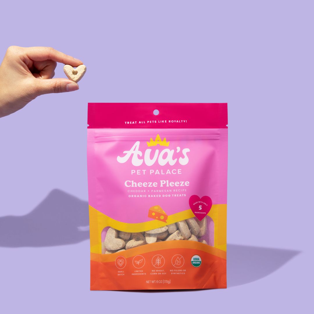 Organic Baked Dog Treats - Cheeze Pleeze from Ava's Pet Palace
