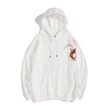 Dancing Fish Embroidery Hoodie from Niepce Inc