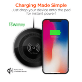 HyperGear ChargePad Pro 15W Wireless Fast Charger USB-C from Jupiter Gear Home