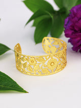 Floral Filigree Cuff Bracelet from Ash & Rose