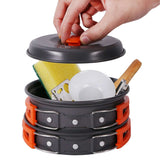 PCS 11/12/22 Camping Cookware Mess Kit From Redcamp