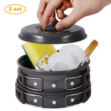 PCS 11/12/22 Camping Cookware Mess Kit From Redcamp
