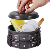PCS 11/12/22 Camping Cookware Mess Kit From Redcamp