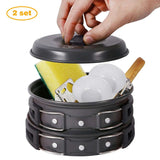 PCS 11/12/22 Camping Cookware Mess Kit From Redcamp