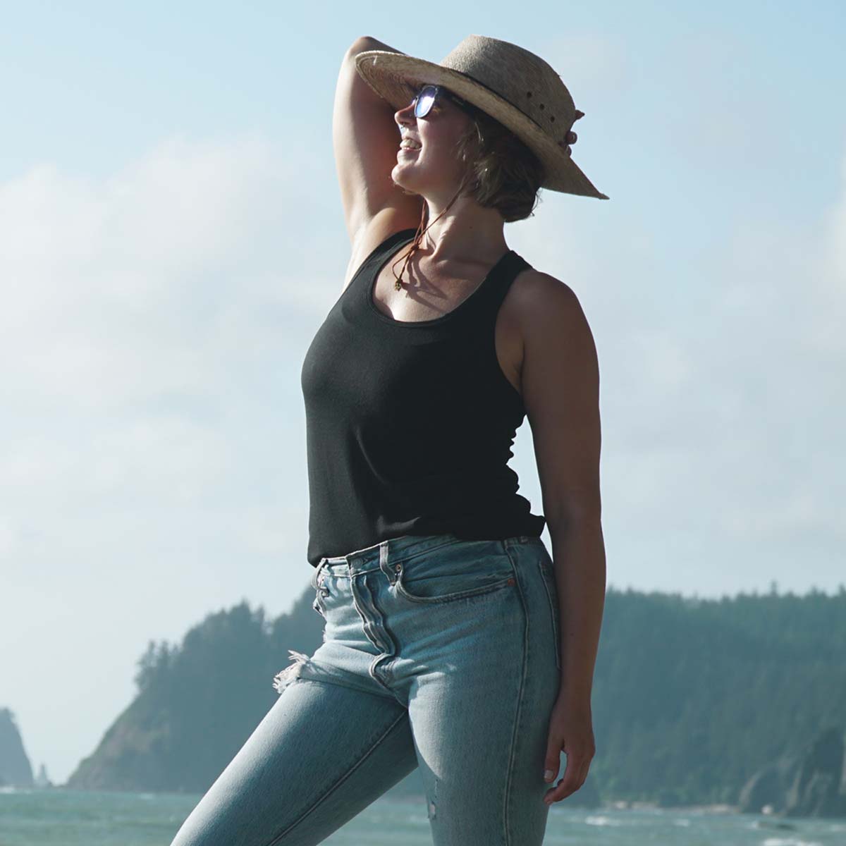 Microweight - Women's Wool Racerback Tank Top Woolverino from Minus33 Merino Wool Clothing