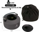 Aluminum Outdoor Camping Kettle with Carrying Bag, 0.8L/0.9L/1.4L/2L From Redcamp