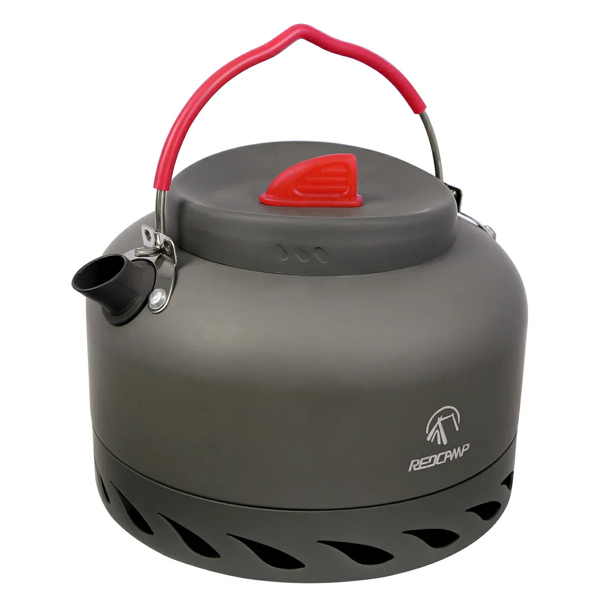 Aluminum Outdoor Camping Kettle with Carrying Bag, 0.8L/0.9L/1.4L/2L From Redcamp