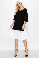 Rena Pointe Knit Dress from Joh Apparel