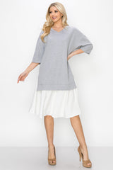Rena Pointe Knit Dress from Joh Apparel