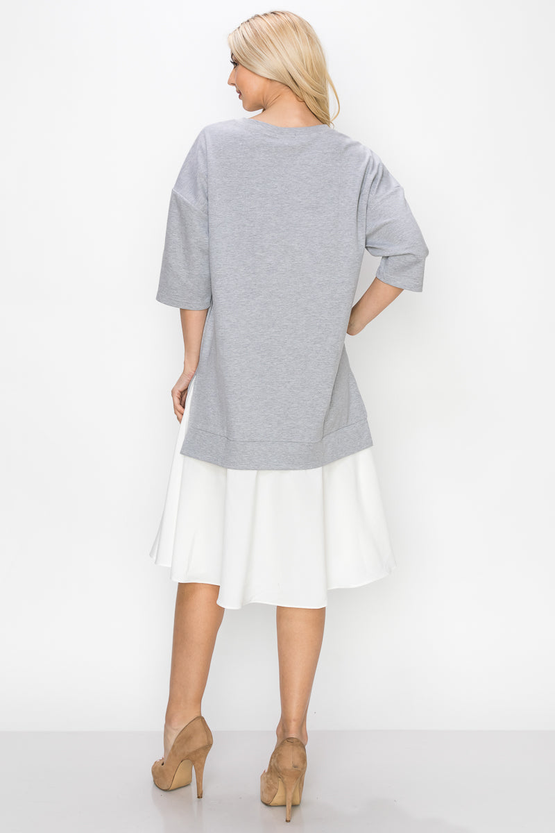 Rena Pointe Knit Dress from Joh Apparel