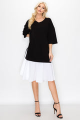 Rena Pointe Knit Dress from Joh Apparel
