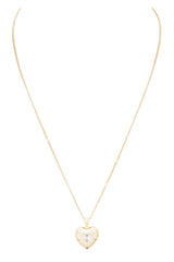 CZ Heart Pendant Necklace from My Pampered Life Seattle