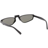 Women's Retro Modern Low Bridge Mirrored Lens Cat Eye Sunglasses C670 from zeroUV