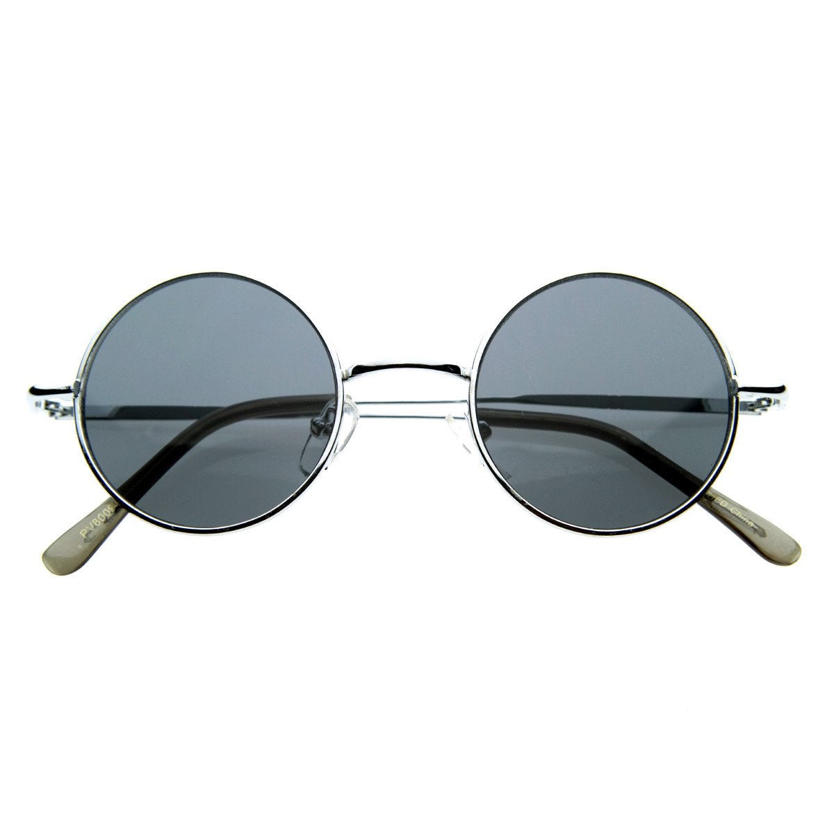 Retro Hippie Metal Lennon Round Color Lens Sunglasses 8594 from zeroUV